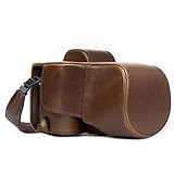 MegaGear Sony Alpha A7S II, A7R II, A7 II (28-70mm) Ever Ready(エヴァーレディー) レザー カメラ ケース＆ストラップ バッテリーアクセス可能