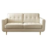 エア・リゾーム ソファー 2人掛け おしゃれ ローソファー ポケットコイル 2.5Pデザインソファ LUSIO(ルシオ) ベージュ