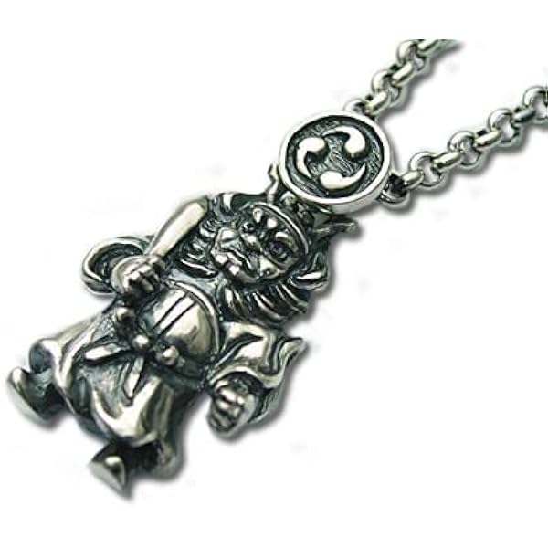 Amazon | 毘沙門天ペンダントトップ [和風シルバーアクセサリー