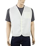 Safety Depot Hi-Vis Safety Vest Non-Ansi Non-Reflective Low Cost Company Events and Staff 100-WT (Wh