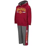 幼児用NCAA Iowa State Cyclones Boys Punter Fleece Hoodie andスウェットパンツセット(チームカラー)