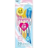 貝印 プリティーアイブロー敏感肌用 6本入