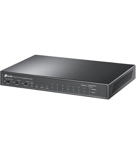 Amazon | TP-LINK 10ポート ギガビットデスクトップスイッチ PoE+ 8