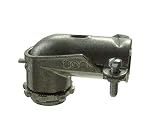 Halex 91010 90度コネクタwith Insulated throatzinc5 Piece、1 "
