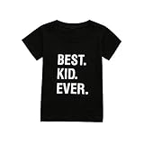 Tovadoo 子供服 ベビー服 男の子 トップス tシャツ 春夏 長袖 英字 best kid 可愛い プレゼント 通学 旅行 海遊び 2-7歳