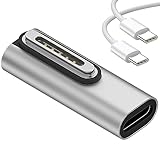 USB Type C Magsafe3 対応140W 電源アダプタ 磁気充電 T-Tip互換 Mac 充電器 2021 MacBook Pro M1 Pro & Maxチップ搭載の14"/16"、2022 MacBook Air M2搭載、2023 MacBook Pro M2 Pro & Maxチップ搭載の14"/16"に対応 付き 240W/5A USB Cケーブル（1.5M）