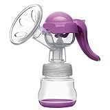 Aigoo 妊産婦用品、手動搾乳器の吸引搾乳プロラクチン，パープル