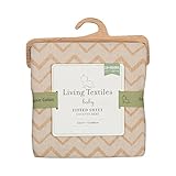 Living Textiles Organic Jersey Fitted Sheet, Peaks by Living Textiles