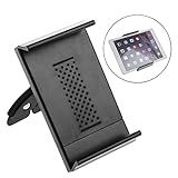 nnda Co調節可能なユニバーサルカーCDスロット携帯電話タブレットGPSマウントホルダースタンド、ABS + PC +ゴム、1pc (ブラック)