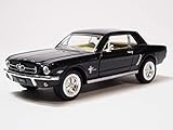 キンスマート フォード マスタング 1964 1/2モデル ブラック 1/36 ミニカー KT5351