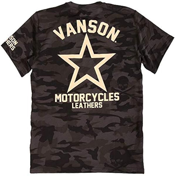 Amazon | [VANSON] [バンソン] NVST-2415 ポケット付き 天竺 半袖T