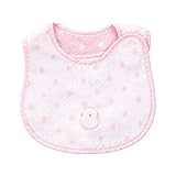 赤ちゃんの城 スタイ 水玉ひよこ ピンク