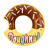 浮き輪 かじられドーナッツ 直径80cm 81414 変形タイプ