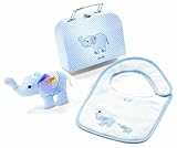 Steiff 37 x 24cm Little Circus Elephant Gift Set for Newborn (Blue) by Steiff