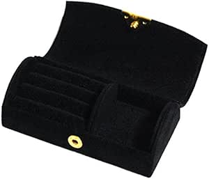 Amazon Co Jp 携帯用ジュエリーケース リング ピアス ペンダントなどに ブラック ホーム キッチン
