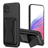 対応 Galaxy A53 5G ケース SC-53C SCG15 カード収納 スタンド付き ギャラクシー A53 スマホケース バンド付き スタンド機能 耐久 滑り止め 黑