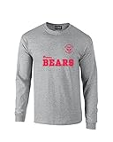 NCAAブロック100 %防縮加工長袖Tシャツ 3L グレイ