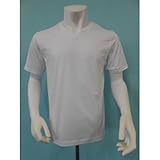 大きいサイズ半袖V首Tシャツ 13-636 ホワイト 3L