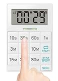 ドリテック(dretec) ワンプッシュタイマー キッチンタイマー ホワイト