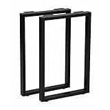 テーブルキッツ 奥行45タイプ角枠脚 ハイタイプ 2本組 ブラック