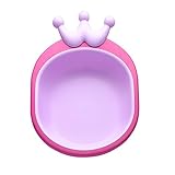 キッズ 洗面器 とてもかわいい クラウン型 子供用湯おけ (S, ピンク)