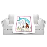 ブランケットウルトラソフトFuzzy 4サイズ！DIANOCHEデザインからby Marley Ungaro MiningマーメイドホームDecor Unique Designer芸術的スタイリッシュ