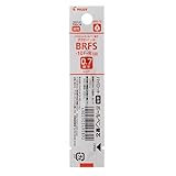 Pilot 油性ボールペン替芯 多色用 0.7mm レッド アクロインキ BRFS-10F-R × 5本