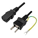 3Aカンパニー 電源ケーブル 3P-2P変換 3m 7A/125V PCC-PS30S パソコン用電源コード