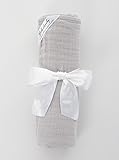 Baby Laundry Cotton Swaddler Swaddling Blanket for Boys Girls - Gray (44 x 44) [並行輸入品]