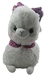 Japanese Amuse Cute Baby Alpacasso 13 White Alpaca Llama Soft Animal Stuffed Sitting Plush Toy [並行輸入