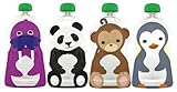 Squooshi Reusable Food Pouch (4 Pack - Large 4.5 oz) by Squooshi [並行輸入品]