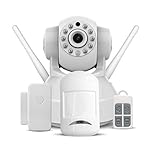 Turcom Smart Home IP Camera Kit with Motion Sensors, Door / Window Sensors, and High Definition Live