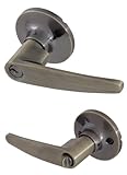 Honeywell 8104101 Straight Entry Door Lever, Antique Brass by Honeywell