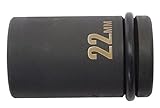 パオック 薄口インパクトレンチソケット セミロング 22mm IMS-22SL