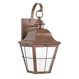 Sea Gull Lighting 8462D-44 Dark Sky Chatham Outdoor Wall Sconce, Antique Bronze [並行輸入品]