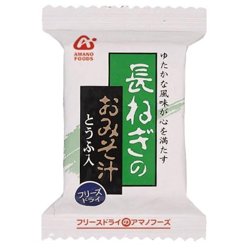 アマノフーズ 長ねぎのおみそ汁 とうふ入