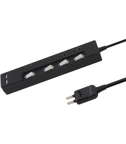 新品　スマブラブラック21個＋接続タップ2個セット TAP-S29-2BK【節電タップ（2P・4個口・2m・ブラック）】差込口が