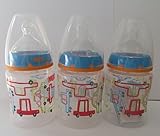 NUK Cars Orthodontic Slow Flow Bottle 3pk 5oz (150 ml), Newborn+ by NUK