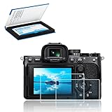 【2枚セット ソニー ZV-E10 II A7CR A7CII A7IV A6700 ZV-E1 A7M4 専用】JJC PCK-LG2 液晶保護フィルム ソニー ZV-E10 II A7CR A7CII A6700 ZV-E1 A7IV A7M4 A7 Mark IV 対応 超薄 強化ガラス 高硬度9H 透過率95％以上 撥水 撥油 撥指紋 レンズクロス 付属