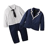 ベビー ロンパース カバーオール　子供服 ボディスーツ小さな紳士　可愛い赤ちゃん服　可愛いデザインフォーマル服　ジェントルマンボディスーツ　幼児　男の子 ボーイズ　 秋冬 　暖かい　厚手　 普段着　記