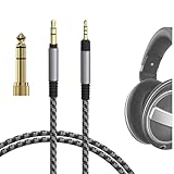Geekria ケーブル ナイロン編組 互換性 オーディオコードゼンハイザー Sennheiser HD620S, HD599SE, HD599, HD598, HD598SE, HD560S, HD598SR, HD400Pro, HD579, HD569, HD550, HD505 ヘッドホンケーブル、2.5mm に適合する 1.2m