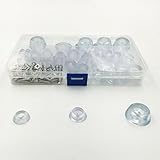 Ohaha 60個ノンスリップゴム家具床パッドW 60個ネジ