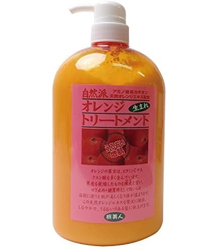 Amazon | アズマ商事の 自然派 オレンジシャンプー 1000ml | 旅美人