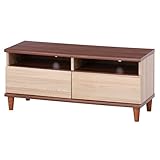 不二貿易(Fujiboeki) テレビ台 ブラウン・ナチュラル 幅100cn ツートン 98688
