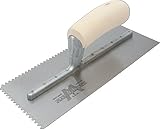 Marshalltown 771S Notched Trowel 3/16 x 5/32-Inch V-Curved Handle [並行輸入品]