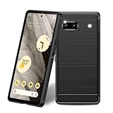 seninhi Google pixel 7A 用 ケース pixel7a 保護ケース 炭素繊維 ピクセル7A スマホケース ワイヤレス充電対応 TPU素材 ソフト ケース 薄型 軽量 耐衝撃 滑り止め 傷防止 精密タイプ カメラ保護 全面保護 耐久性 BKSGP7ALS
