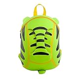 Coavas Kids Backpack Cute Toddler Backpacks Tiger Children Backpack - Cartoon Tiger Pattern Pack Gre