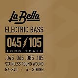 La Bella RX-S4D/045-065-085-105/Stainless Steel Wound