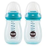 Joovy Boob Pp Baby Bottle, Turquoise, 9 Ounce, 2 Count by Joovy [並行輸入品]