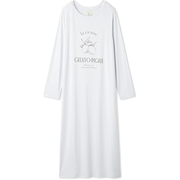 Amazon.co.jp: [ジェラート ピケ] ロゴスウェットドレス PWCO214280
